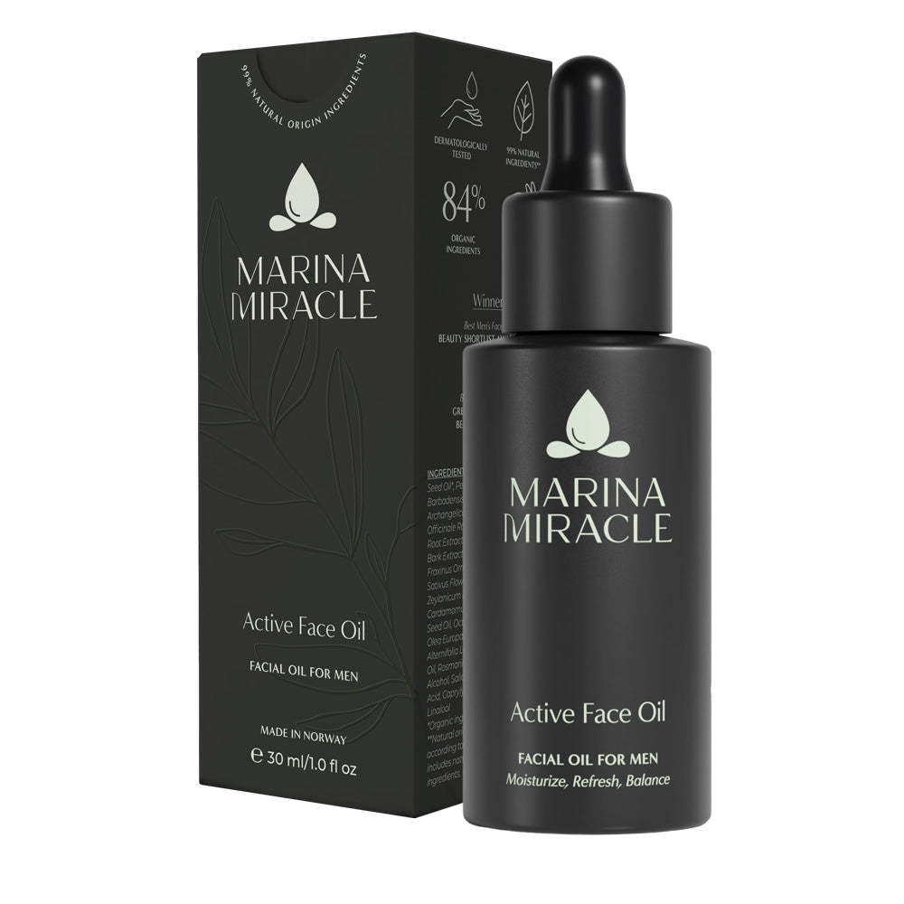 Active Face Oil - For men - 30 ml